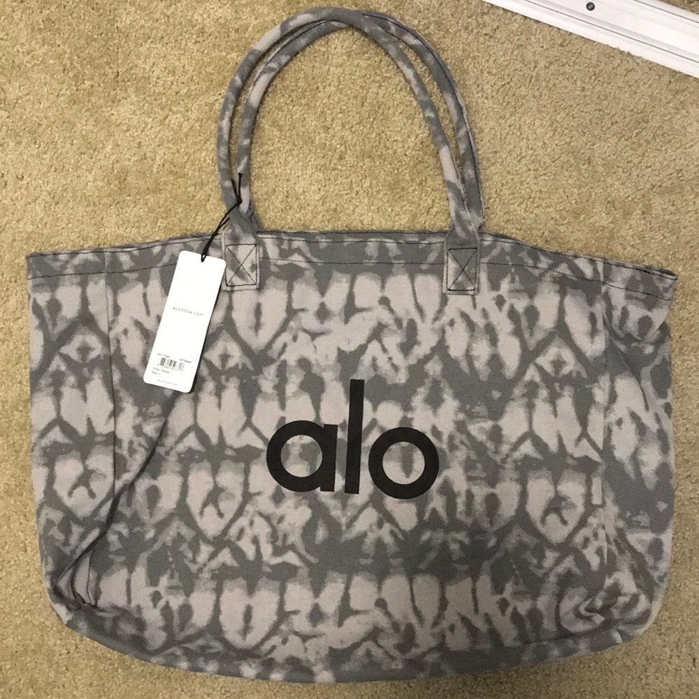 Alo Yoga tiedye canvas bag